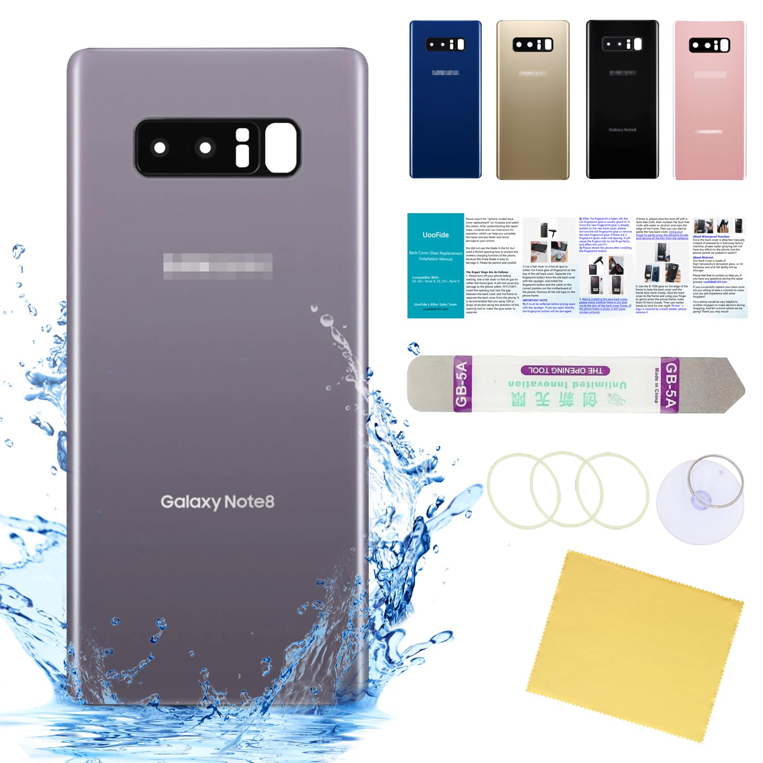 SAMSUNG Galaxy Note8 SM-N950F オーキッドグレイ Samsung Galaxy Note8 - 64 GB - Orchid Gray (Unlocked) for sale